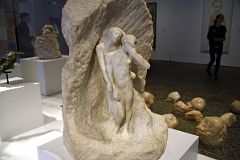 Auguste Rodin 1893 Orpheus and Eurydice 1 From New York Metropolitan Museum Of Art At New York Met Breuer Unfinished.jpg